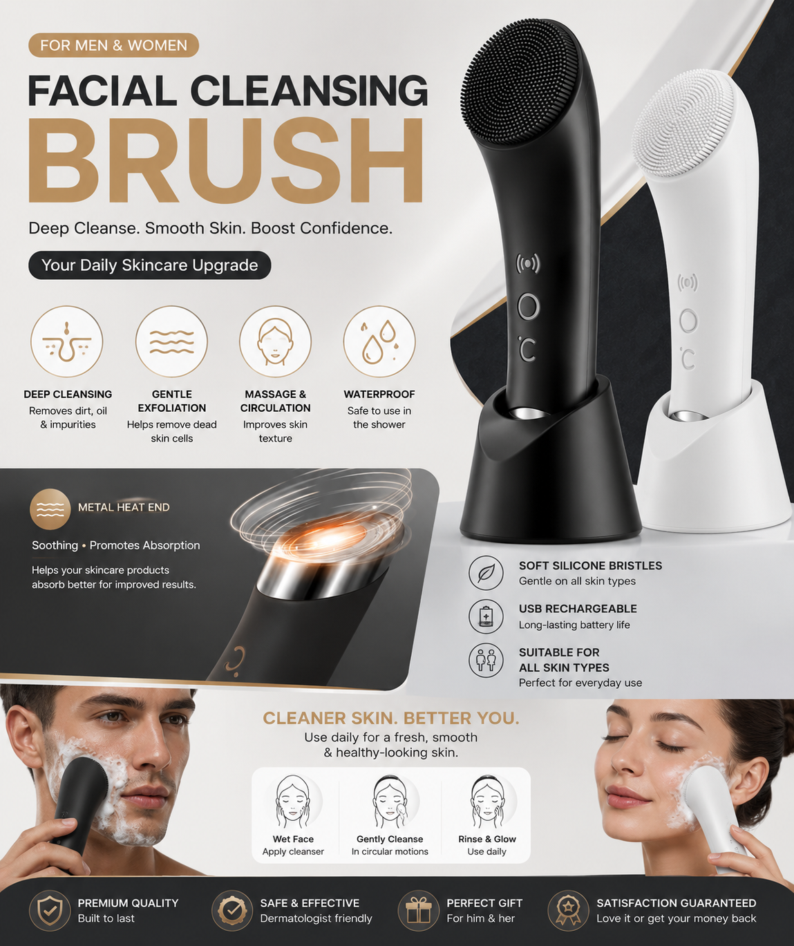 Deep Cleansing Facial Brush